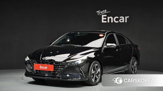 Hyundai Avante (CN7) 2020 Черный из Кореи
