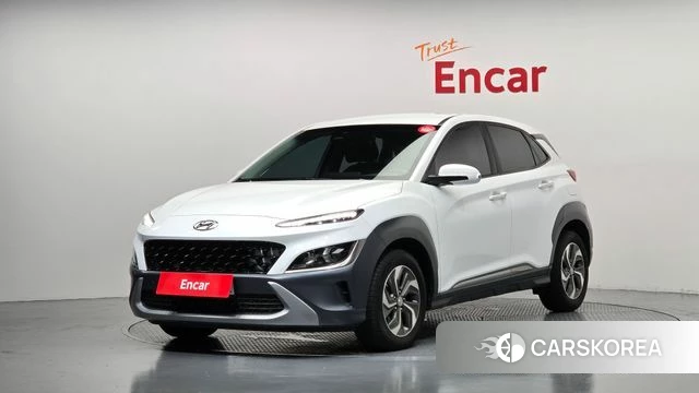 Hyundai The New Kona Hybrid 2021 Белый из Кореи