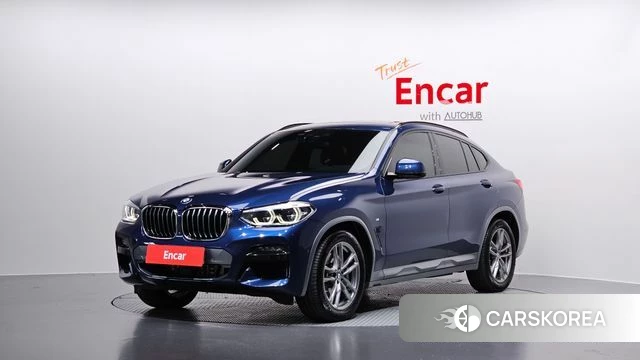 BMW X4 (G02) 2021 Синий из Кореи