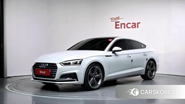 Audi A5 (F5) 2019 Белый из Кореи