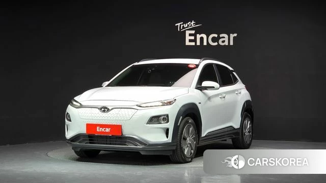 Hyundai Kona Electric 2019 Белый из Кореи