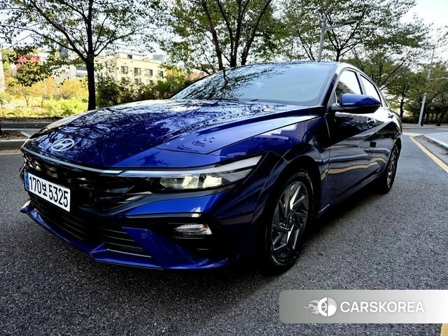Hyundai The New Avante (CN7) 2023 Синий из Кореи