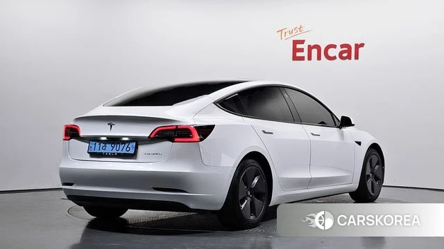 Tesla Model 3 2021 Белый из Кореи
