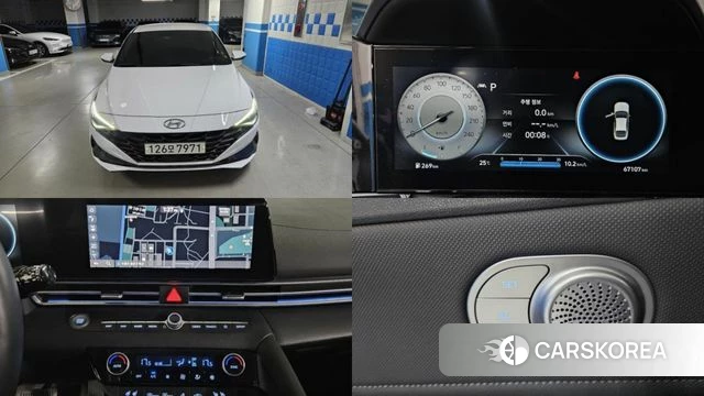 Hyundai Avante (CN7) 2020 Белый из Кореи