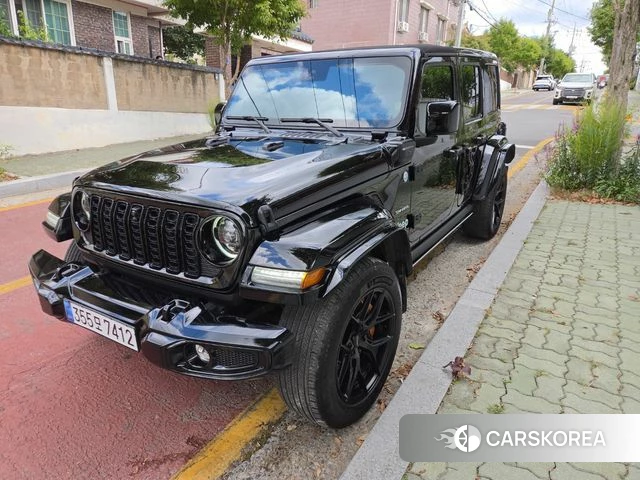 Jeep Wrangler (JL) 2024 Синий из Кореи