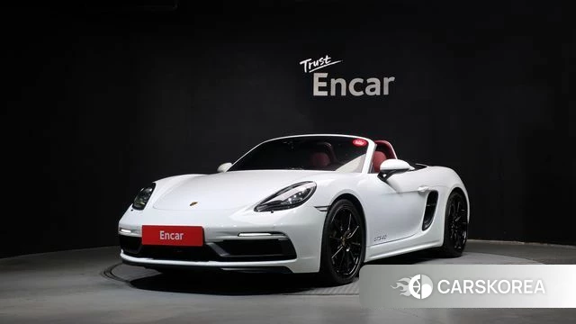 Porsche 718 Boxster 2023 Белый из Кореи