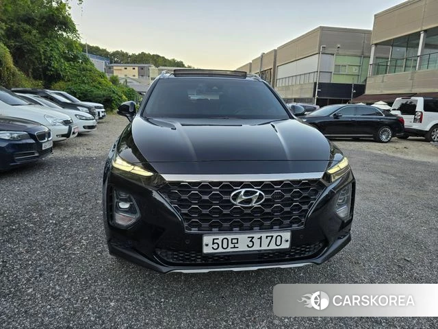 Hyundai Santa Fe TM 2018 Черный из Кореи