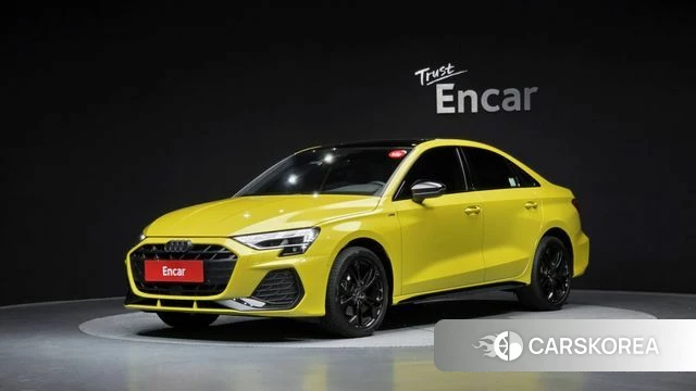 Audi A3 (8Y) 2025 Желтый из Кореи