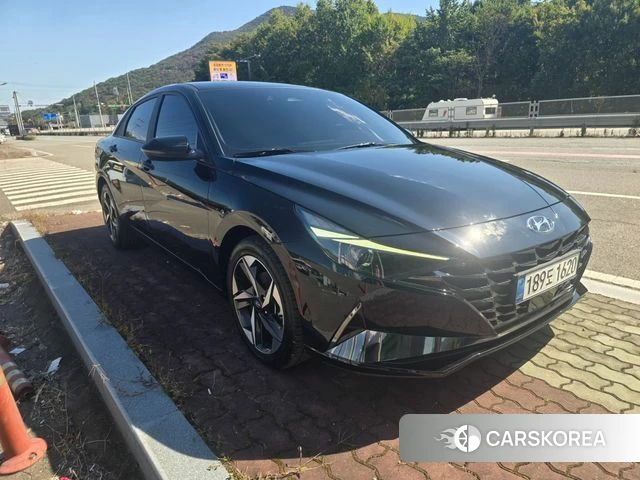 Hyundai Avante (CN7) 2021 Черный из Кореи