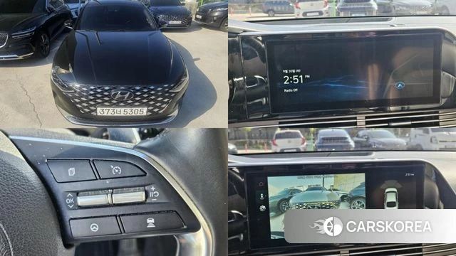 Hyundai The New Grandeur IG Hybrid 2021 Черный из Кореи