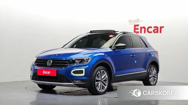 Volkswagen T-Roc 2022 Синий из Кореи