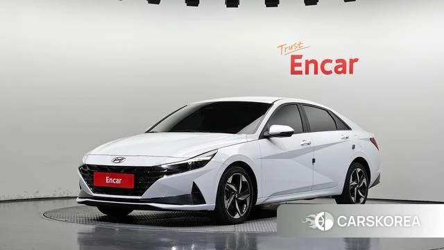 Hyundai Avante (CN7) 2020 Белый из Кореи