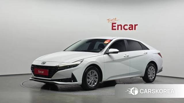 Hyundai Avante (CN7) 2021 Белый из Кореи