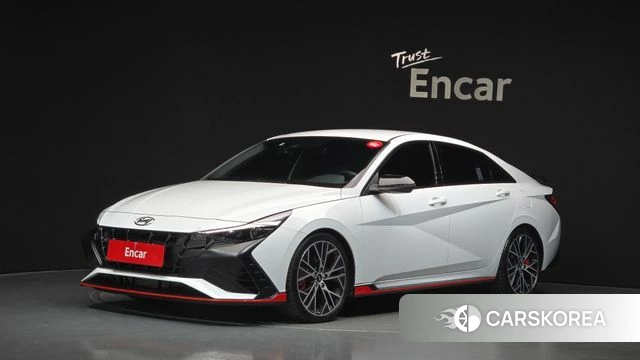 Hyundai Avante (CN7) 2022 Белый из Кореи