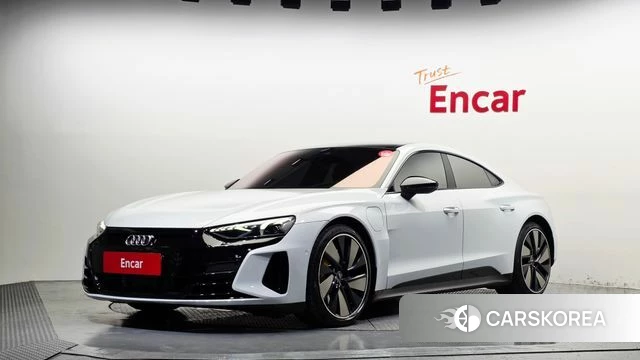 Audi e-Tron GT 2021 Белый из Кореи