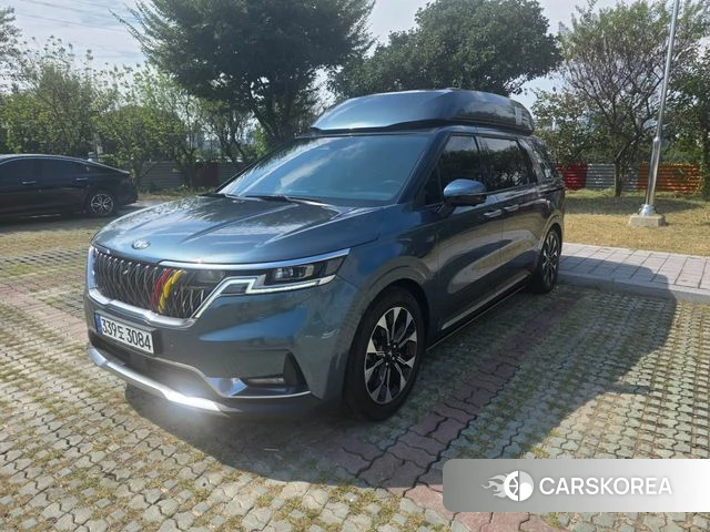 Kia Carnival 4th generation 2021 Небесно-голубой из Кореи