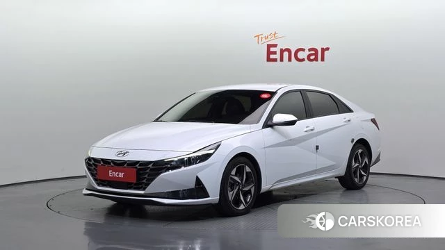 Hyundai Avante (CN7) 2020 Белый из Кореи