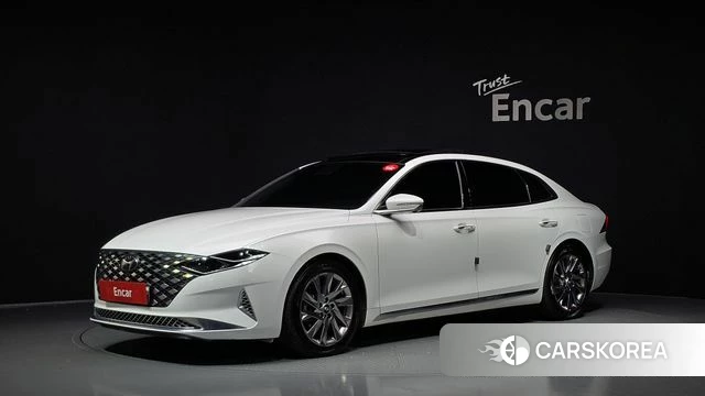 Hyundai The New Grandeur IG Hybrid 2020 Белый из Кореи