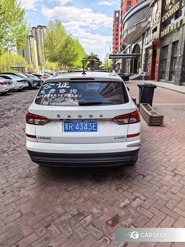 Skoda Kamiq 2024 Белый из Китая