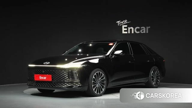 Hyundai Grandeur Hybrid (GN7) 2023 Черный из Кореи