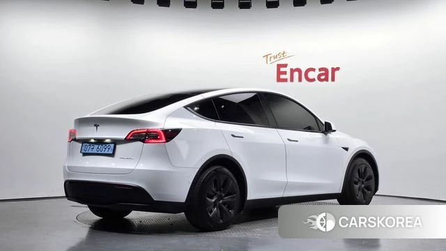 Tesla Model Y 2021 Белый из Кореи