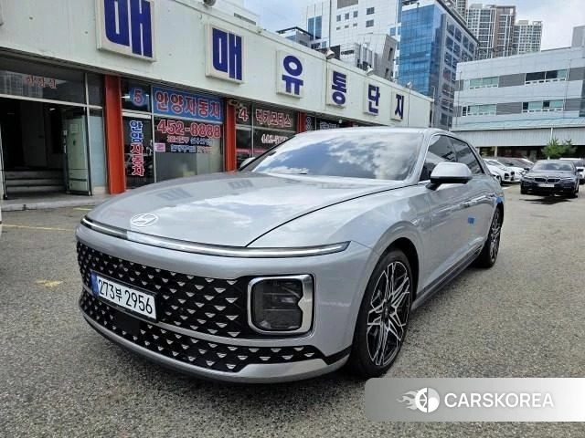 Hyundai Grandeur Hybrid (GN7) 2024 Серебристо-серый из Кореи