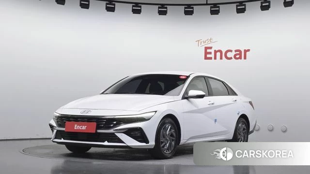 Hyundai The New Avante (CN7) 2023 Белый из Кореи