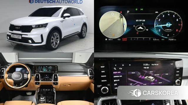 Kia Sorento 4th Generation 2022 Белый из Кореи