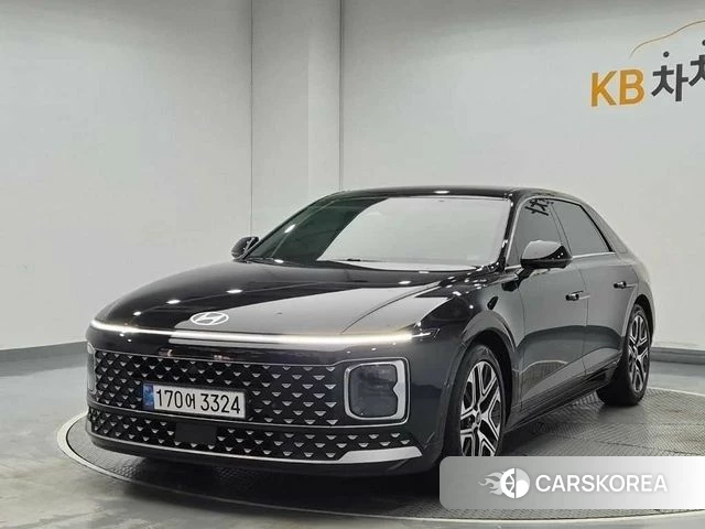 Hyundai Grandeur Hybrid (GN7) 2023 Черный из Кореи