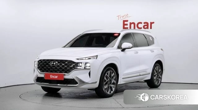 Hyundai The New Santa Fe 2023 Белый из Кореи