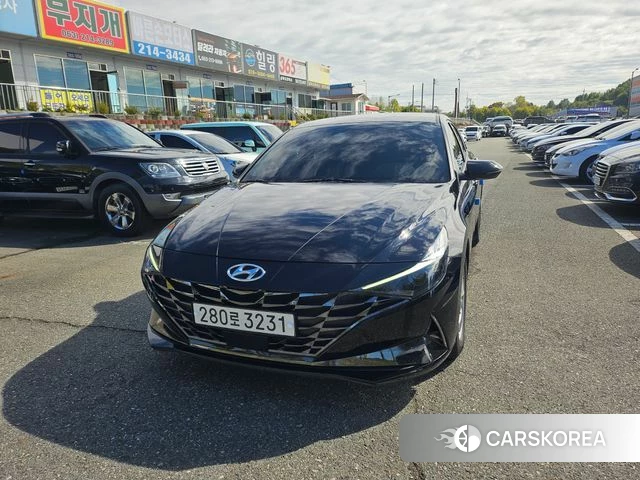 Hyundai Avante (CN7) 2021 Белый из Кореи