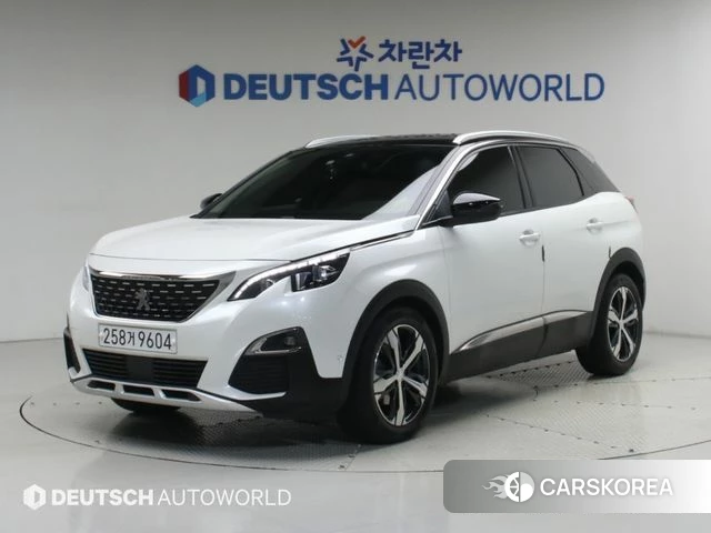 Peugeot 3008 second generation 2019 Белый из Кореи