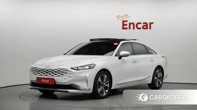 Kia K8 Hybrid 2021 Белый из Кореи