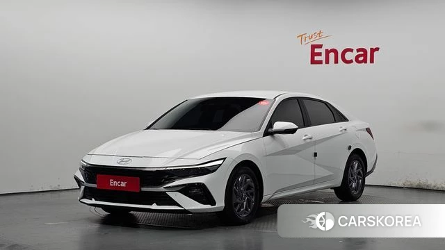 Hyundai The New Avante (CN7) 2024 Белый из Кореи