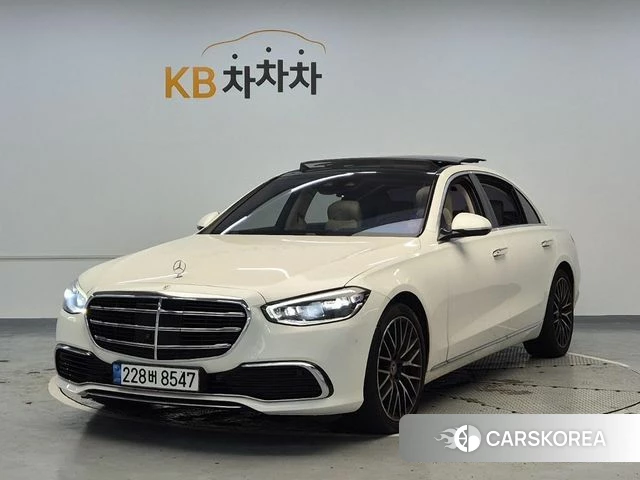 Mercedes-Benz S-Class W223 2022 Белый из Кореи
