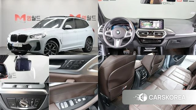 BMW X3 (G01) 2024 Светло-серебряный цвет из Кореи