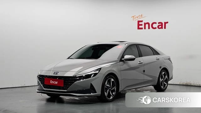 Hyundai Avante (CN7) 2022 Серебристо-серый из Кореи
