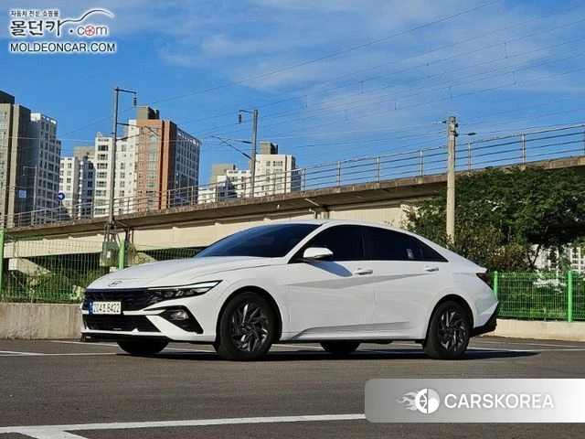 Hyundai The New Avante (CN7) 2023 Белый из Кореи