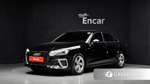 Audi A4 (B9) 2021 Черный из Кореи