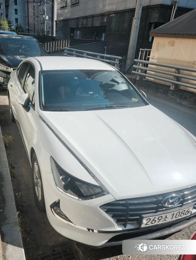 Hyundai Sonata (DN8) 2019 Белый из Кореи