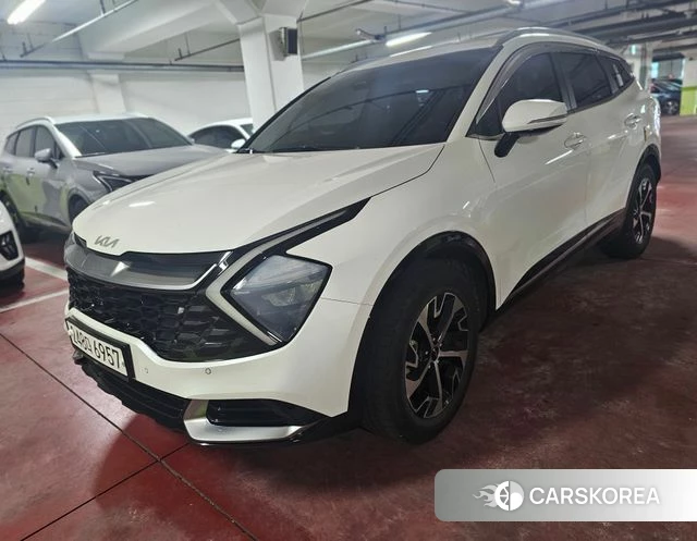 Kia Sportage 5th Generation Hybrid 2022 Белый двухцветный из Кореи