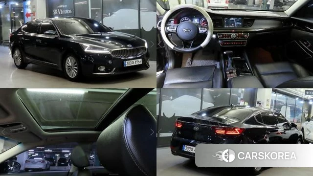 Kia Come New K7 2018 Черный из Кореи