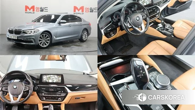 BMW 5 Series (G30) 2018 Серый из Кореи