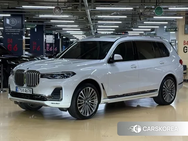 BMW X7 (G07) 2019 Белый из Кореи