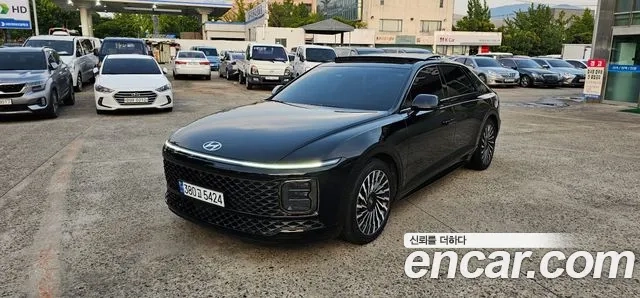 Hyundai Grandeur Hybrid (GN7) 2023 Черный из Кореи