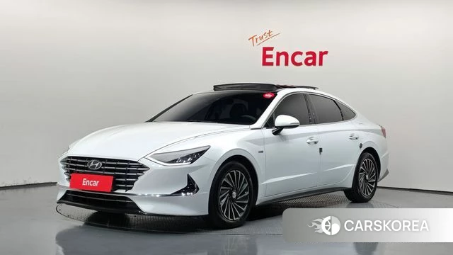 Hyundai Sonata Hybrid (DN8) 2020 Белый из Кореи