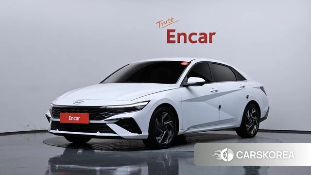 Hyundai The New Avante (CN7) 2024 Белый из Кореи