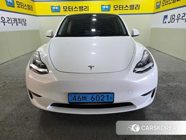 Tesla Model Y 2022 Белый из Кореи