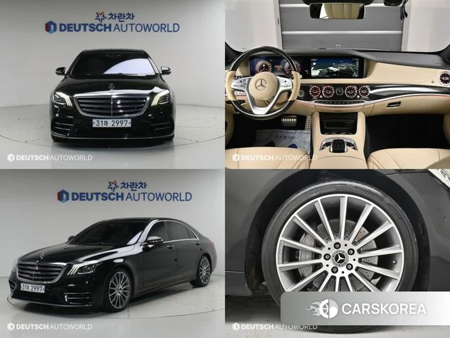 Mercedes-Benz S-Class W222 2018 Черный из Кореи