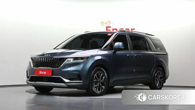 Kia Carnival 4th generation 2022 Небесно-голубой из Кореи